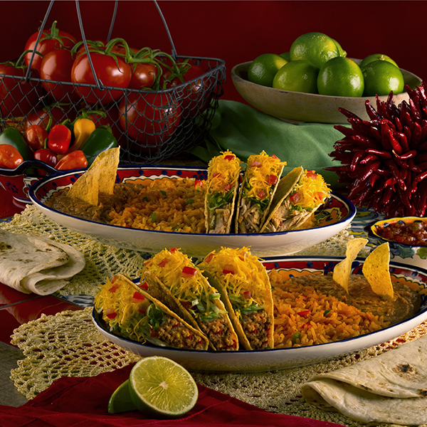 Crispy Beef Taco Plate